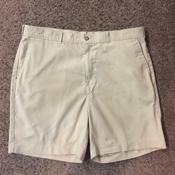 Vintage Haggar Shorts Mens 38 Used Clothing Khaki - Picture 1 of 7